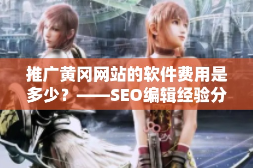 推广黄冈网站的软件费用是多少？——SEO编辑经验分享