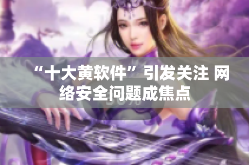 “十大黄软件”引发关注 网络安全问题成焦点