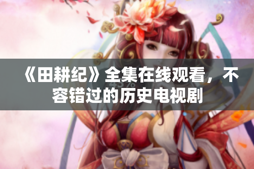 《田耕纪》全集在线观看，不容错过的历史电视剧