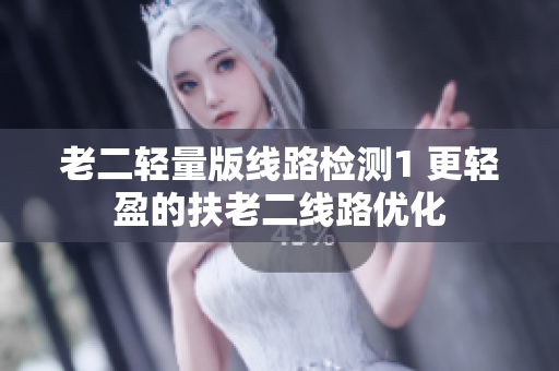 老二轻量版线路检测1 更轻盈的扶老二线路优化