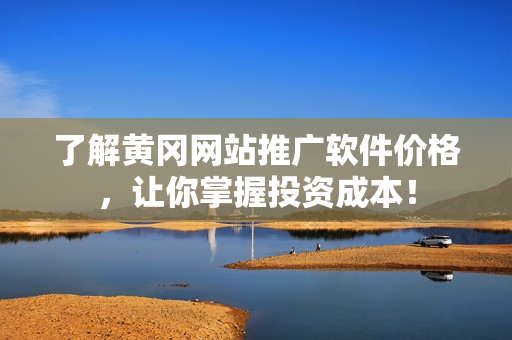 了解黄冈网站推广软件价格，让你掌握投资成本！
