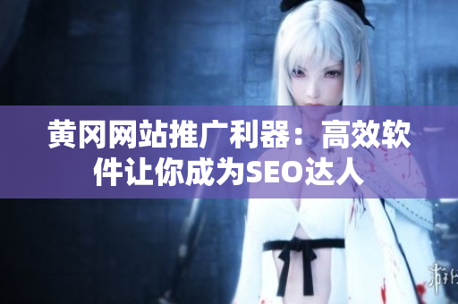 黄冈网站推广利器：高效软件让你成为SEO达人