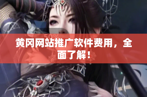 黄冈网站推广软件费用，全面了解！