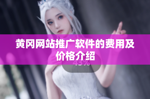 黄冈网站推广软件的费用及价格介绍