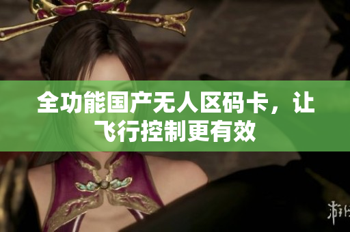 全功能国产无人区码卡，让飞行控制更有效