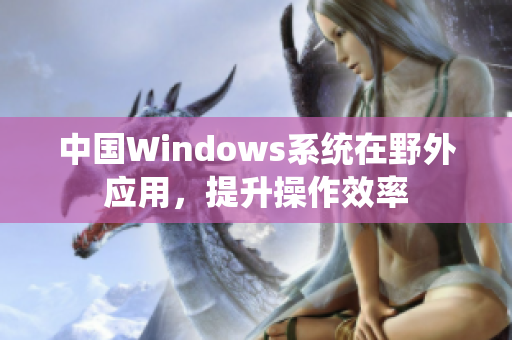 中国Windows系统在野外应用，提升操作效率