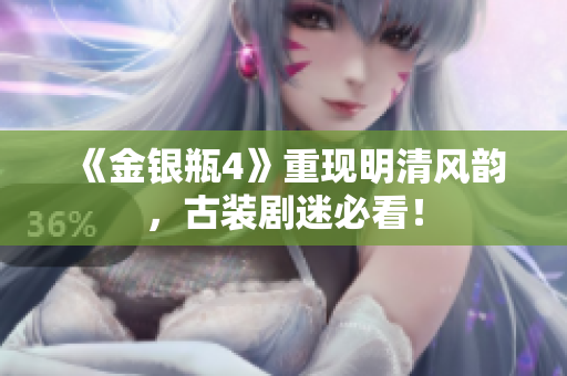 《金银瓶4》重现明清风韵，古装剧迷必看！