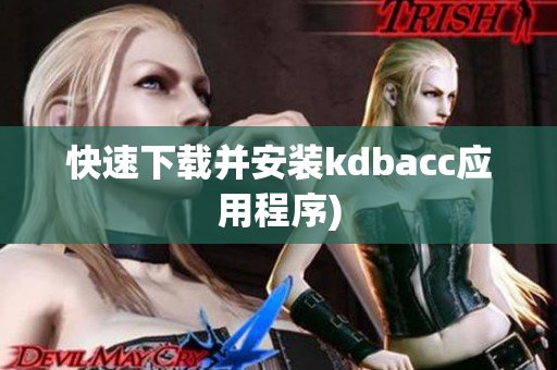 快速下载并安装kdbacc应用程序)