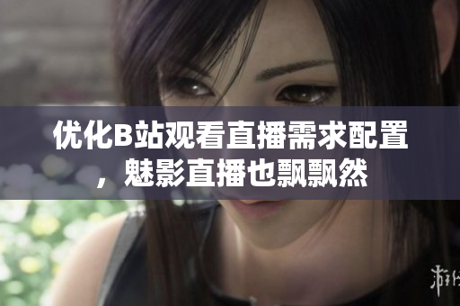 优化B站观看直播需求配置，魅影直播也飘飘然