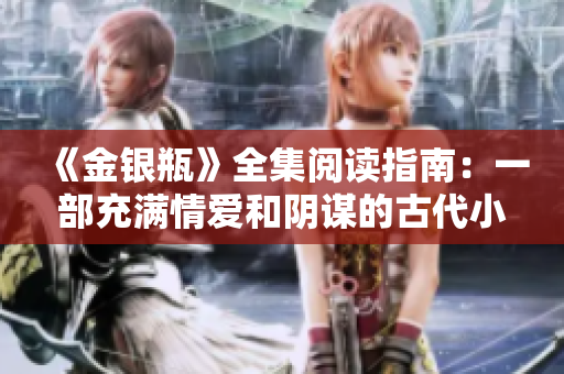 《金银瓶》全集阅读指南：一部充满情爱和阴谋的古代小说