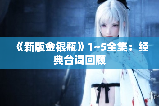 《新版金银瓶》1~5全集：经典台词回顾