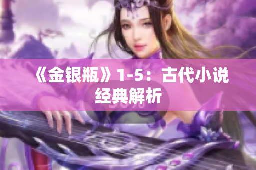 《金银瓶》1-5：古代小说经典解析