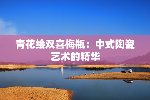 青花绘双喜梅瓶：中式陶瓷艺术的精华