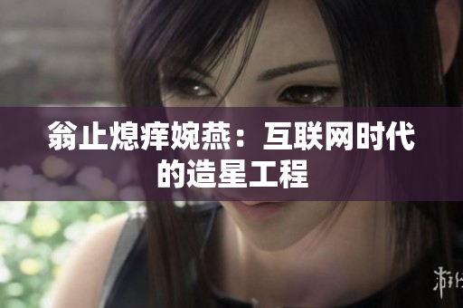 翁止熄痒婉燕：互联网时代的造星工程