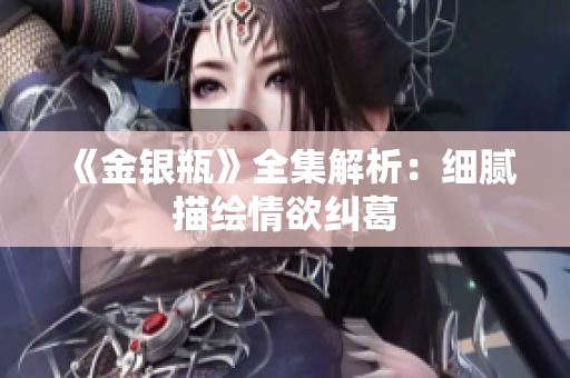 《金银瓶》全集解析：细腻描绘情欲纠葛