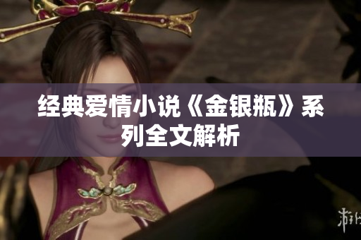 经典爱情小说《金银瓶》系列全文解析