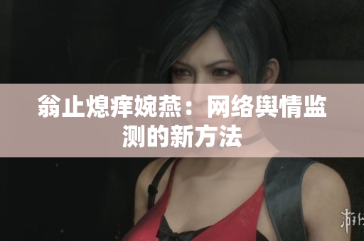 翁止熄痒婉燕：网络舆情监测的新方法