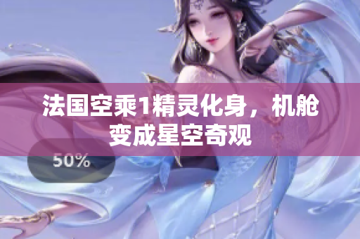 法国空乘1精灵化身，机舱变成星空奇观