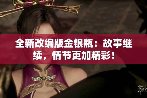 全新改编版金银瓶：故事继续，情节更加精彩！