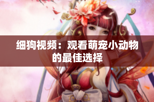 细狗视频：观看萌宠小动物的最佳选择