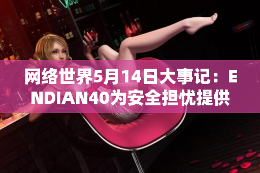 网络世界5月14日大事记：ENDIAN40为安全担忧提供解决方案
