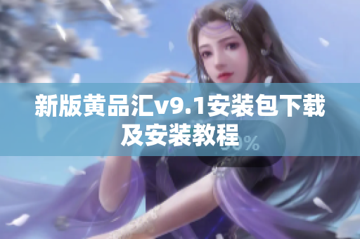 新版黄品汇v9.1安装包下载及安装教程