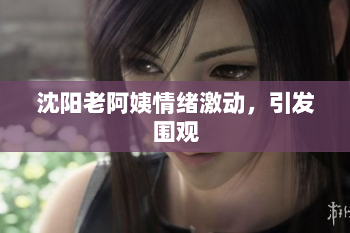 沈阳老阿姨情绪激动，引发围观