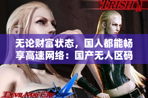 无论财富状态，国人都能畅享高速网络：国产无人区码卡功能强大