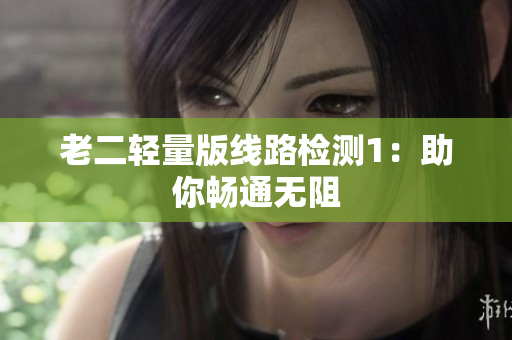 老二轻量版线路检测1：助你畅通无阻