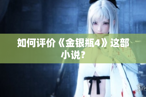 如何评价《金银瓶4》这部小说？