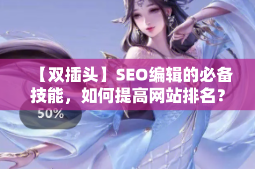 【双插头】SEO编辑的必备技能，如何提高网站排名？