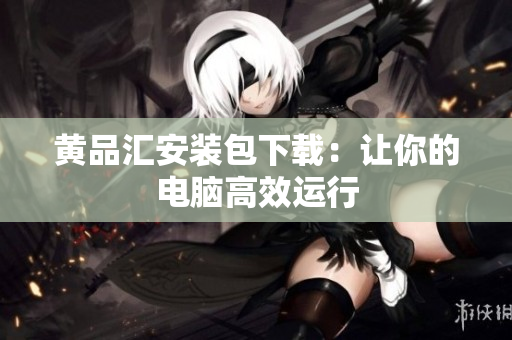 黄品汇安装包下载：让你的电脑高效运行