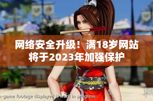 网络安全升级！满18岁网站将于2023年加强保护