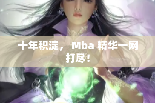 十年积淀， Mba 精华一网打尽！