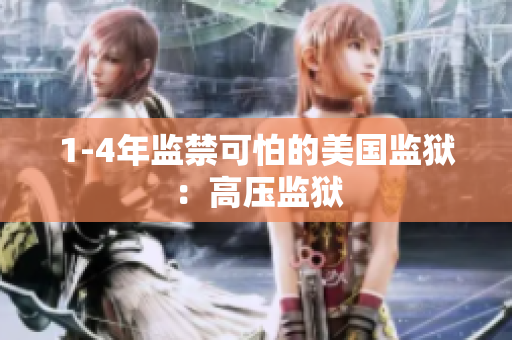 1-4年监禁可怕的美国监狱：高压监狱