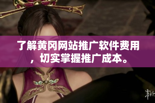 了解黄冈网站推广软件费用，切实掌握推广成本。