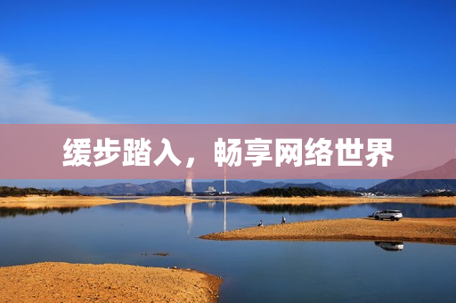 缓步踏入，畅享网络世界