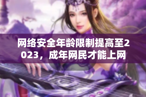 网络安全年龄限制提高至2023，成年网民才能上网