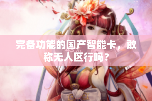 完备功能的国产智能卡，敢称无人区行吗？