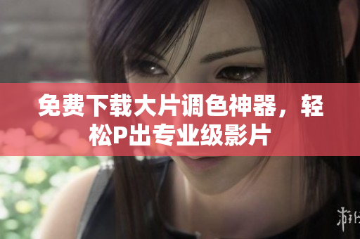 免费下载大片调色神器，轻松P出专业级影片