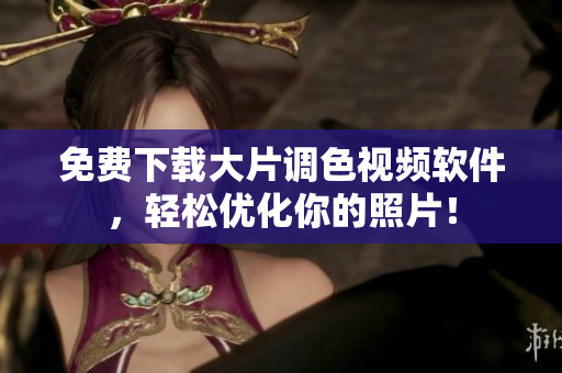 免费下载大片调色视频软件，轻松优化你的照片！