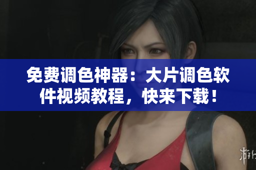 免费调色神器：大片调色软件视频教程，快来下载！