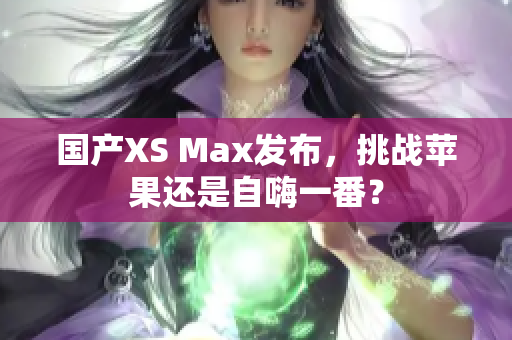 国产XS Max发布，挑战苹果还是自嗨一番？
