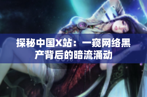 探秘中国X站：一窥网络黑产背后的暗流涌动