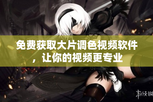 免费获取大片调色视频软件，让你的视频更专业