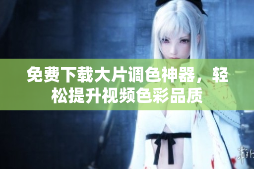 免费下载大片调色神器，轻松提升视频色彩品质
