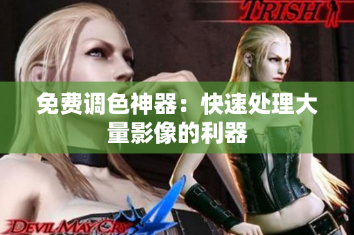 免费调色神器：快速处理大量影像的利器