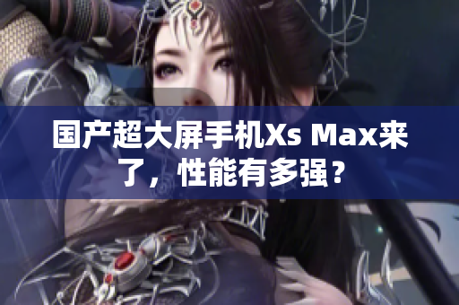 国产超大屏手机Xs Max来了，性能有多强？