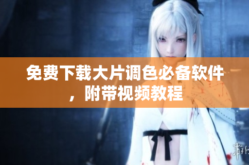 免费下载大片调色必备软件，附带视频教程