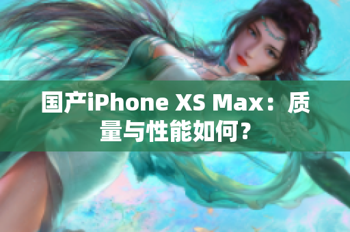 国产iPhone XS Max：质量与性能如何？